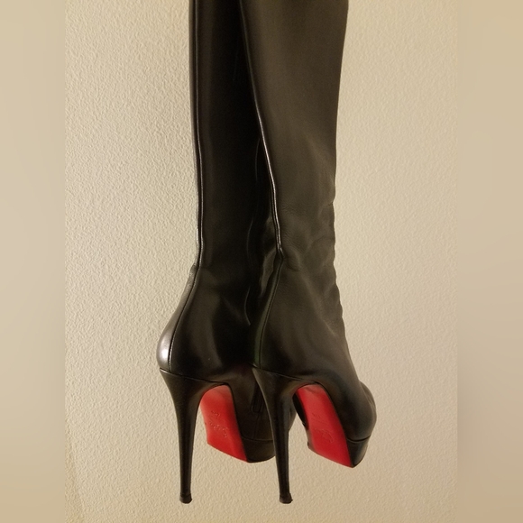 Christian Louboutin Bianca Botta leather platform boot - Picture 4 of 9